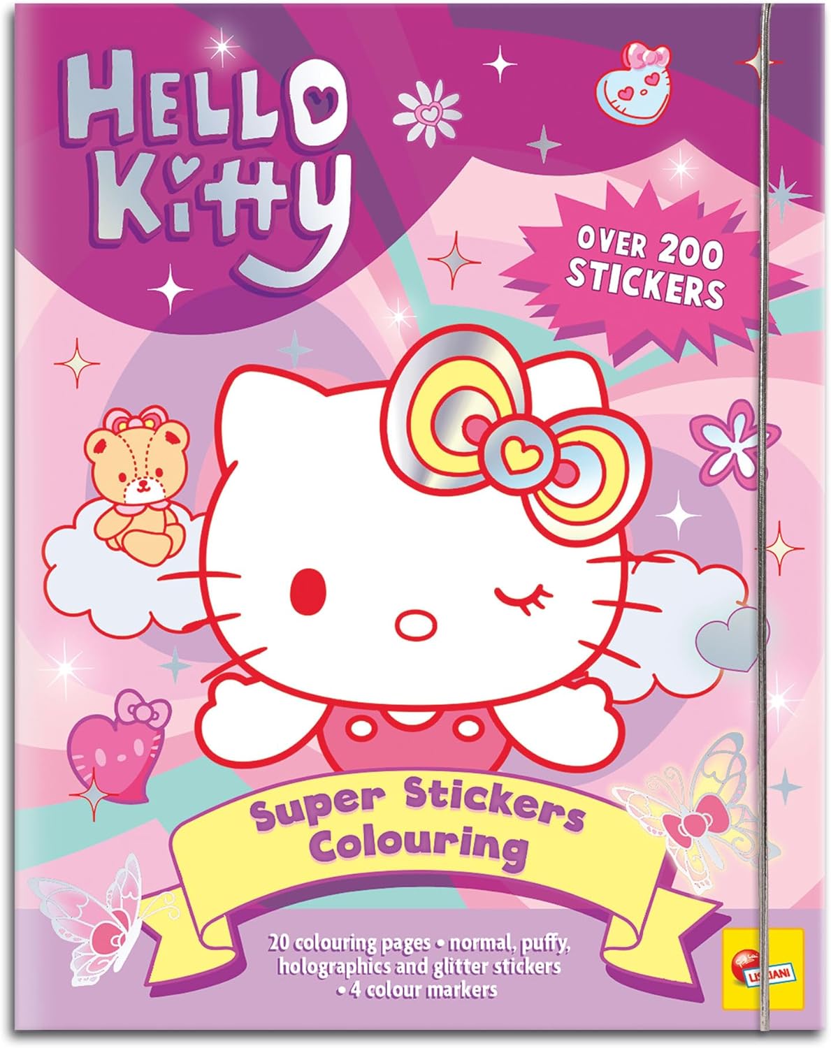 HELLO KITTY AND FRIENDS - Adesivi e libro da colorare LISCIANI