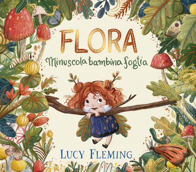 Flora. Minuscola bambina foglia.