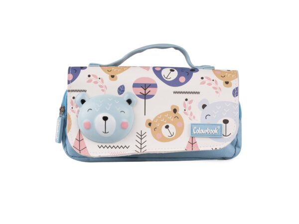Astuccio portapenne 2 zip – Squishy Bag ORSETTO