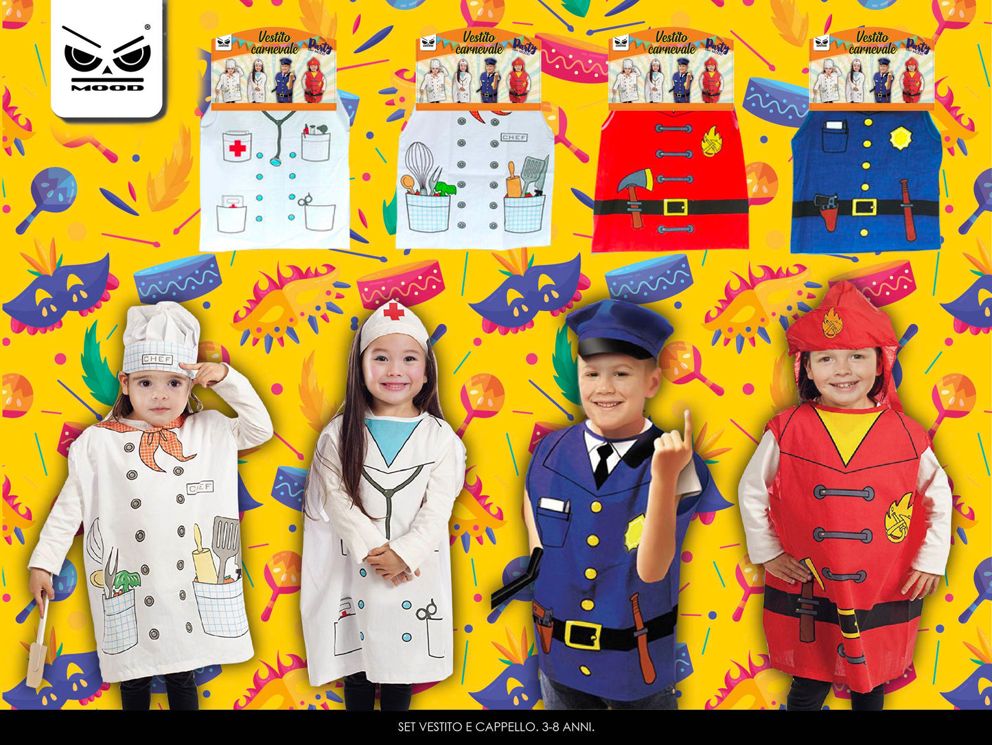 VESTITO CARNEVALE MESTIERI