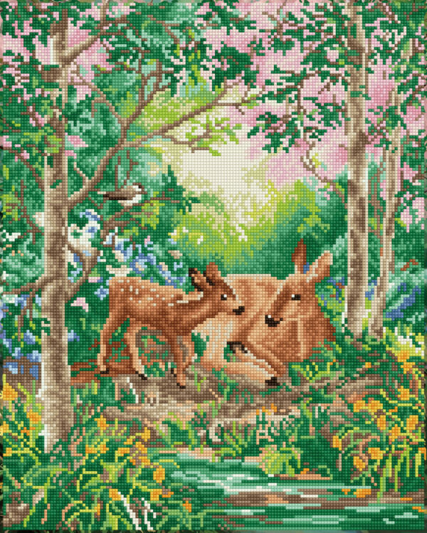 Diamonddotz - Cerbiatti nel bosco
