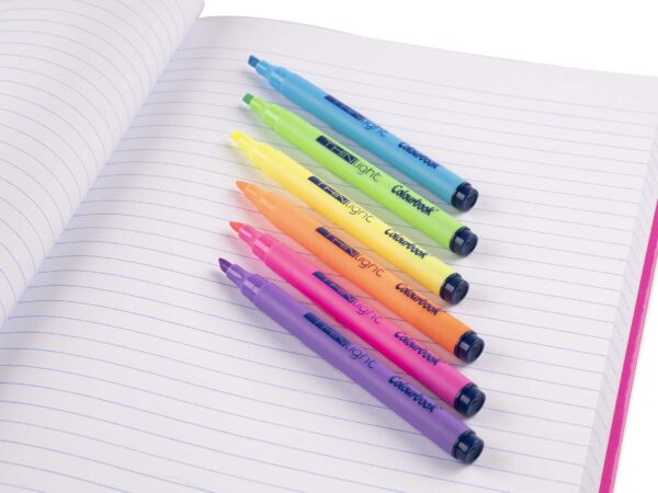 Evidenziatori fluo Thin Light 6 pezzi