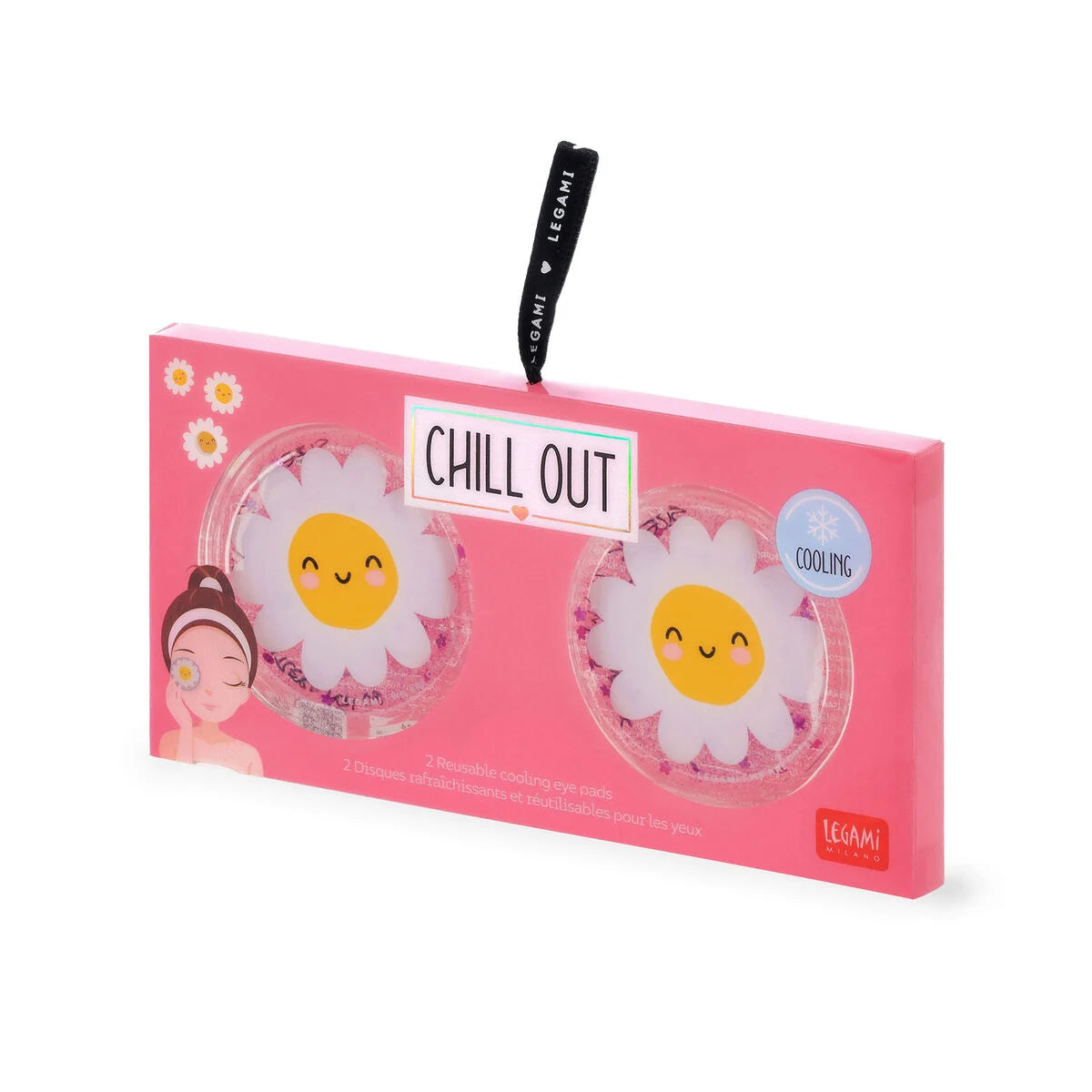 Dischetti Occhi Rinfrescanti e Riutilizzabili - Chill Out Margherite