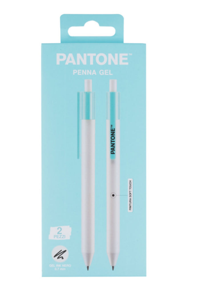 Penne nere a scatto PANTONE - set 2 penne