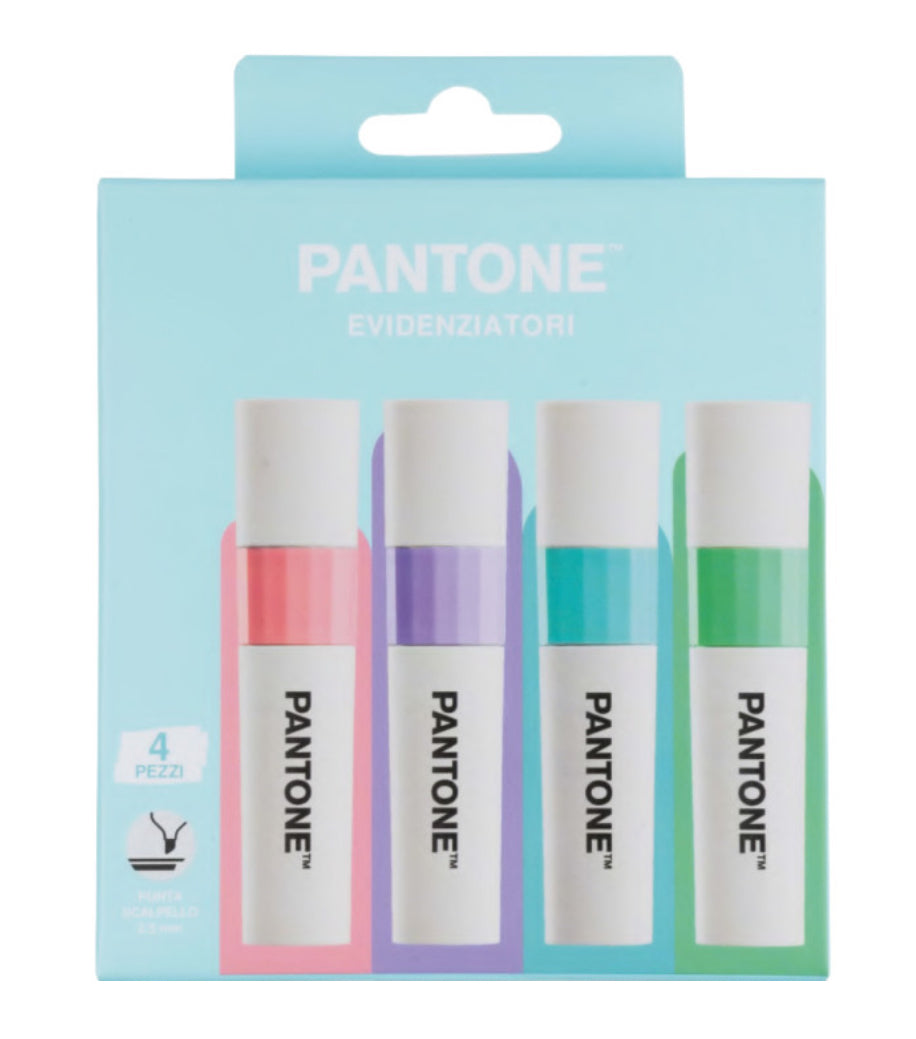 Evidenziatori PANTONE - set 4 pezzi