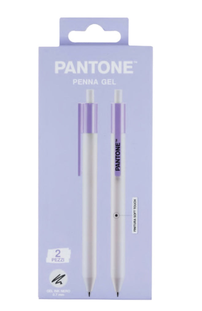 Penne nere a scatto PANTONE - set 2 penne