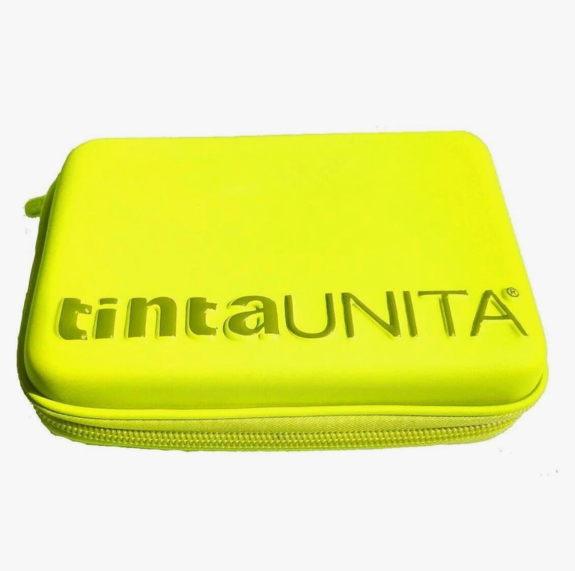 Astuccio One Time zip completo GIALLO FLUO