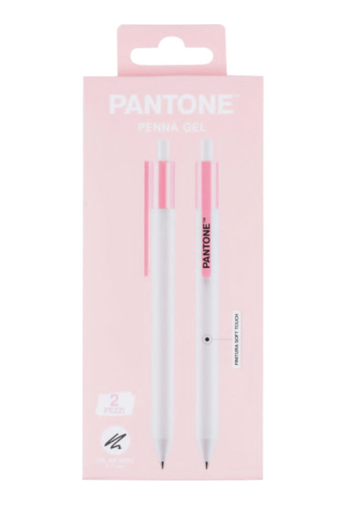 Penne nere a scatto PANTONE - set 2 penne