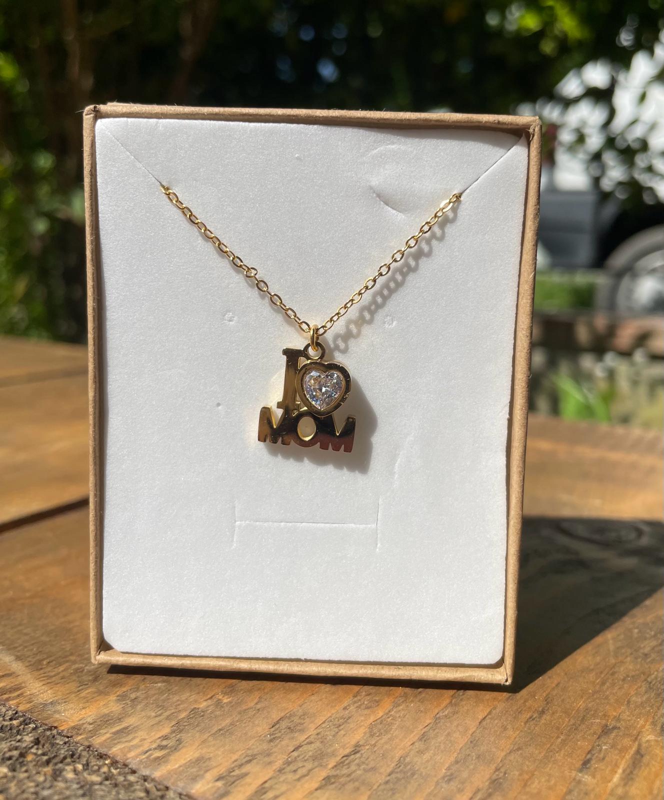 Collana MOM SUPER oro con zircone