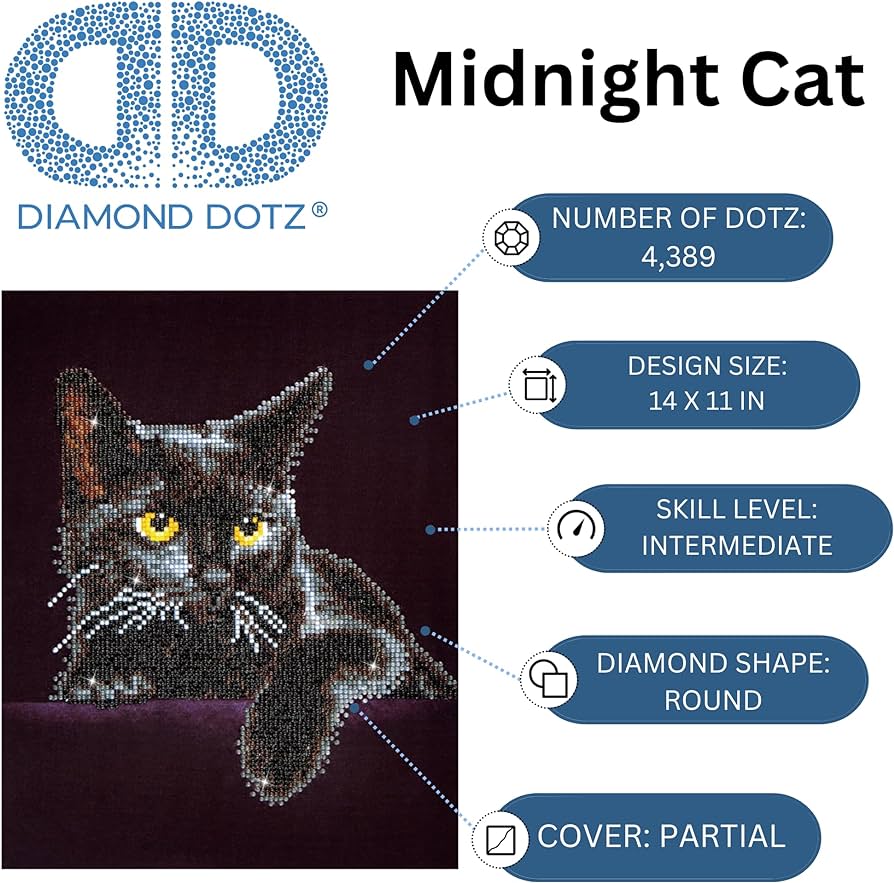 Diamond Dotz - GATTO NERO