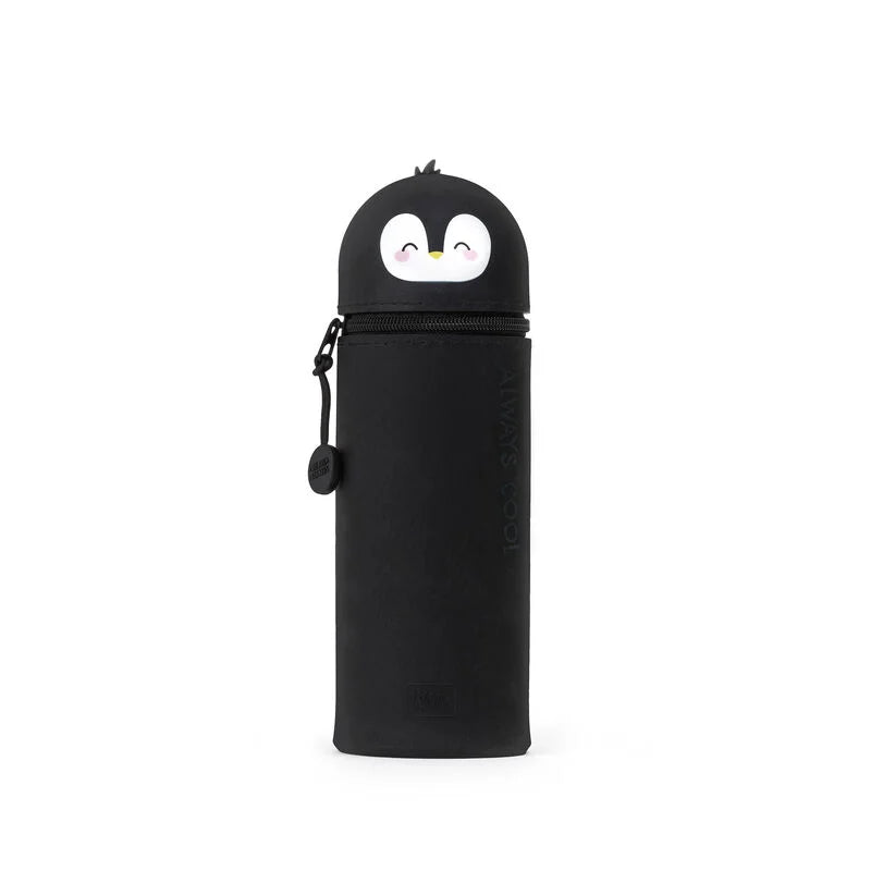 Astuccio 2 in 1 in Morbido Silicone - Kawaii PINGUINO
