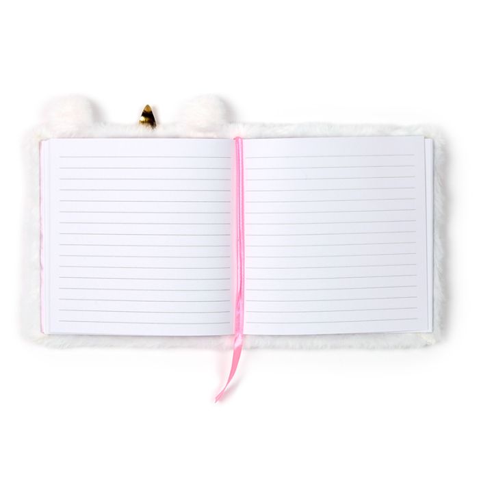 Quaderno con Copertina in Peluche - Unicorno - Adoracorns - Fluffies