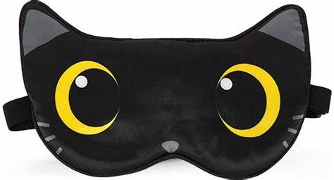 SLEEP MASK - MASCHERA PER DORMIRE - GATTO