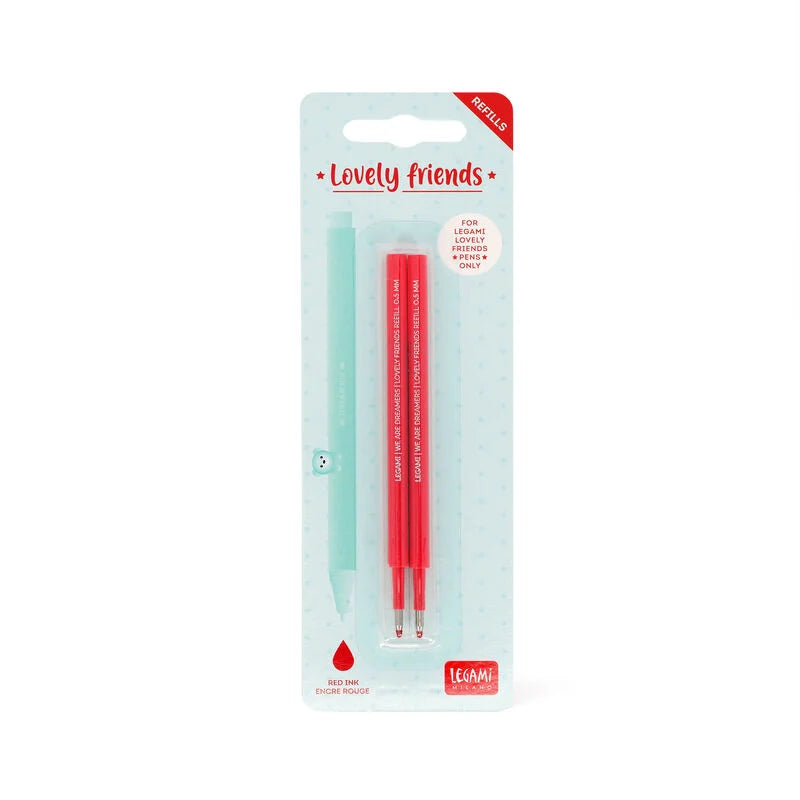 Set di 2 Refill per Penna Gel - Lovely Friends