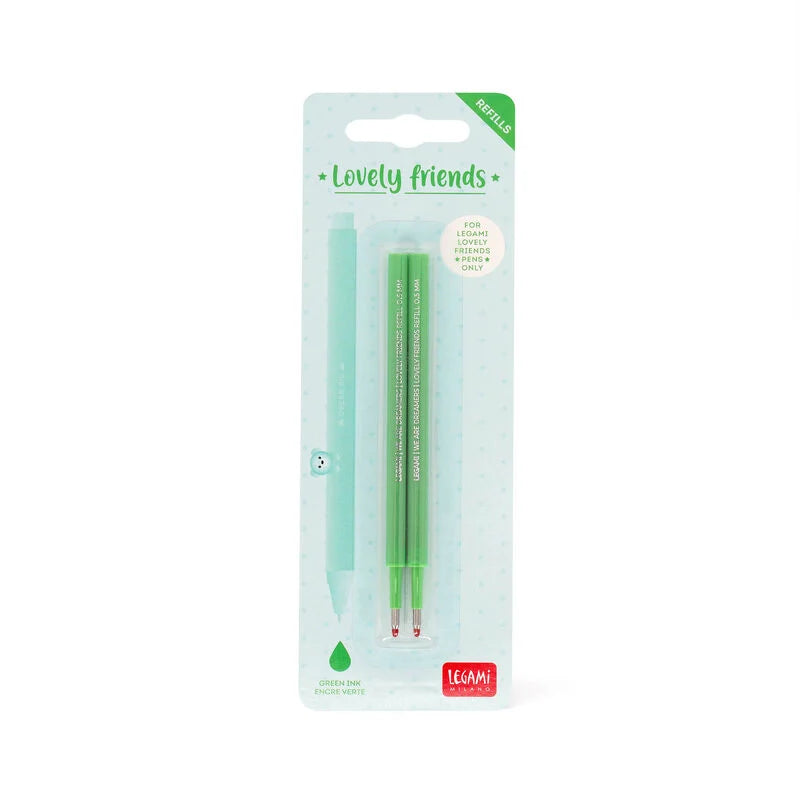 Set di 2 Refill per Penna Gel - Lovely Friends