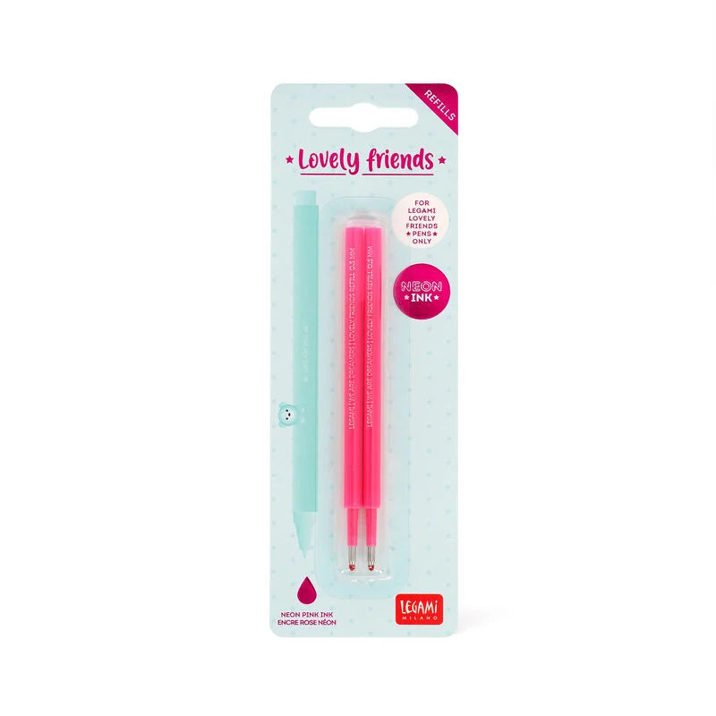 Set di 2 Refill per Penna Gel - Lovely Friends