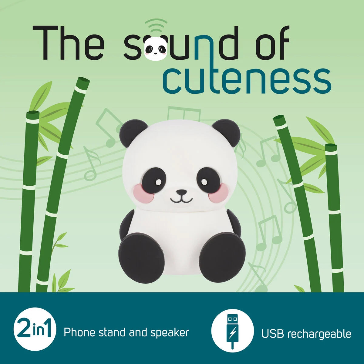 Speaker Wireless con Supporto - The Sound of Cuteness PANDA