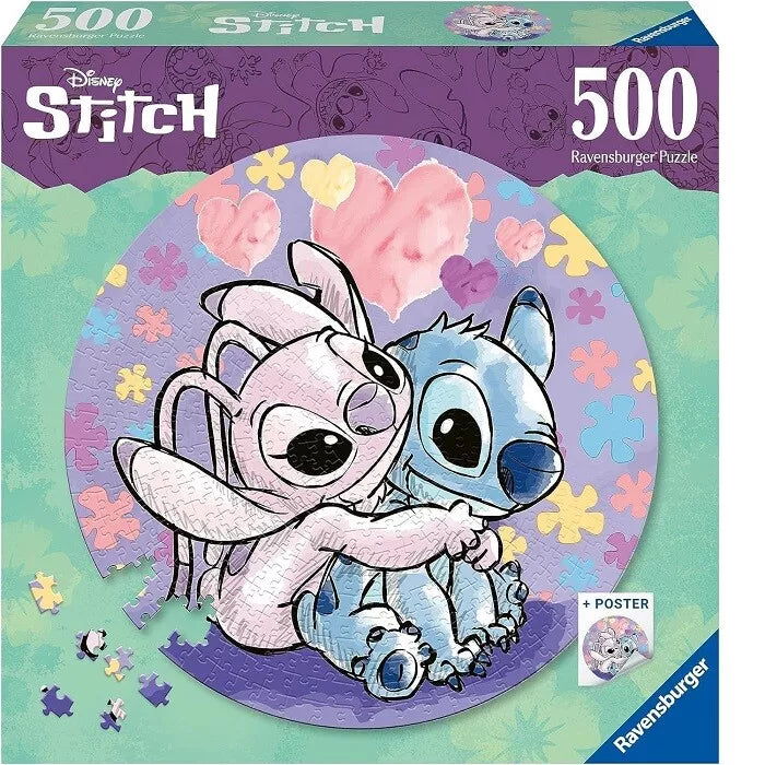 Puzzle Stitch ed Angel Disney RAVENSBURGER 500 pezzi