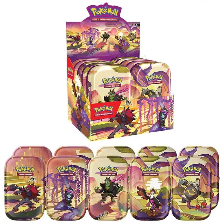 BOX MINI TIN SCARLATTO E VIOLETTO SEGRETO FIABESCO tcg sealed ITA