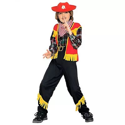 Costume Cowboy Bambino 7-9 ANNI (Cappello non incluso)