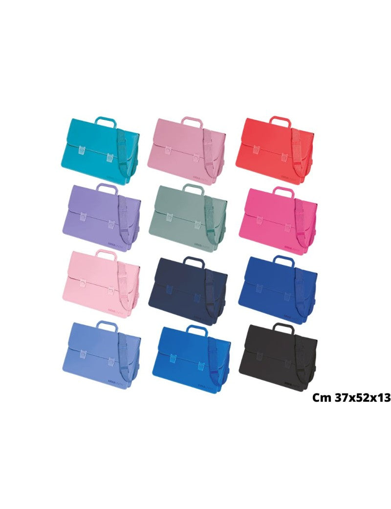 VALIGETTA POLIONDA con tracolla - ROSA 37x52x13