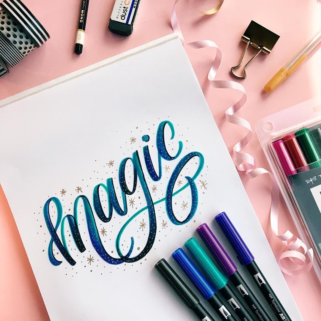 LETTERING e CALLIGRAFIA