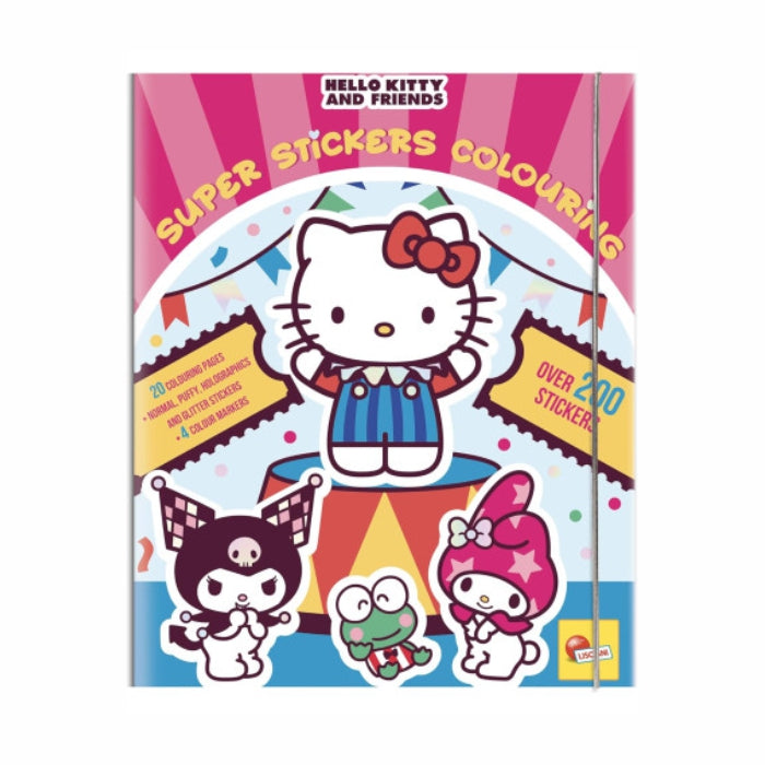 HELLO KITTY AND FRIENDS - Adesivi e libro da colorare LISCIANI (Copia)