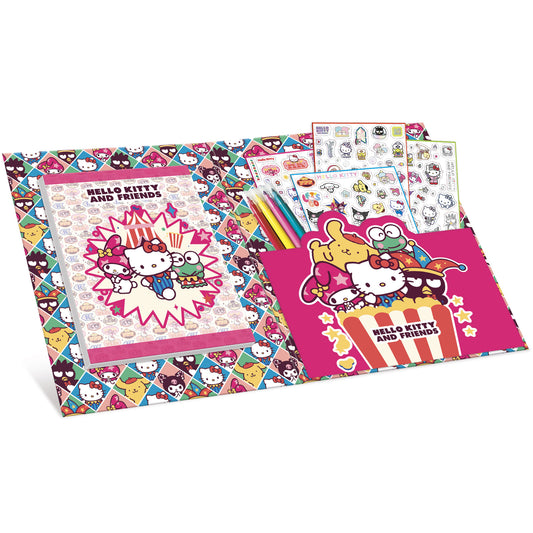 HELLO KITTY AND FRIENDS - Adesivi e libro da colorare LISCIANI (Copia)