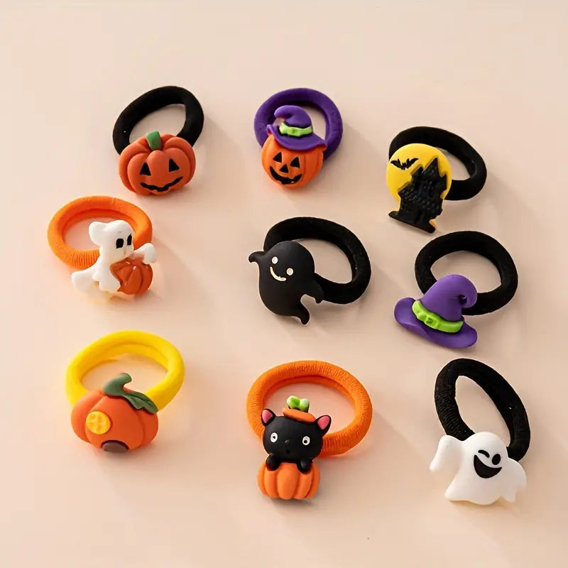 ELASTICI PER CAPELLI HALLOWEEN (2PEZZI)
