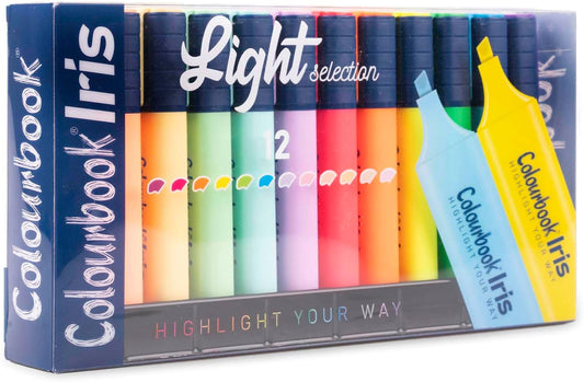 Desk Set 12 Evidenziatori - Colourbook IRIS