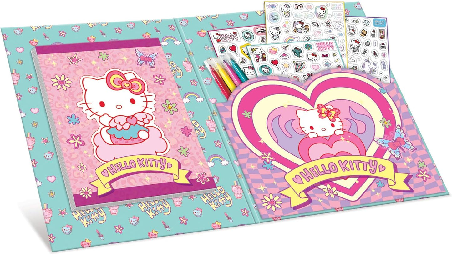 HELLO KITTY AND FRIENDS - Adesivi e libro da colorare LISCIANI