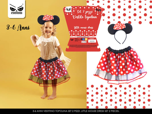 SET VESTITO TOPOLINA 2 PZ BABY