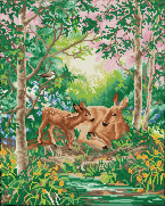 Diamonddotz - Cerbiatti nel bosco