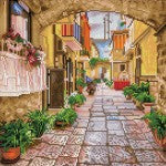 Diamonddotz - Strada di campagna Toscana