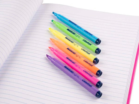 Evidenziatori fluo Thin Light 6 pezzi