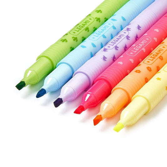 Set di 6 Evidenziatori Cancellabili - Magic Highlighters LEGAMI