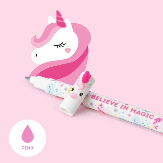 Penna Gel Cancellabile BELIEVE IN MAGIC unicorn