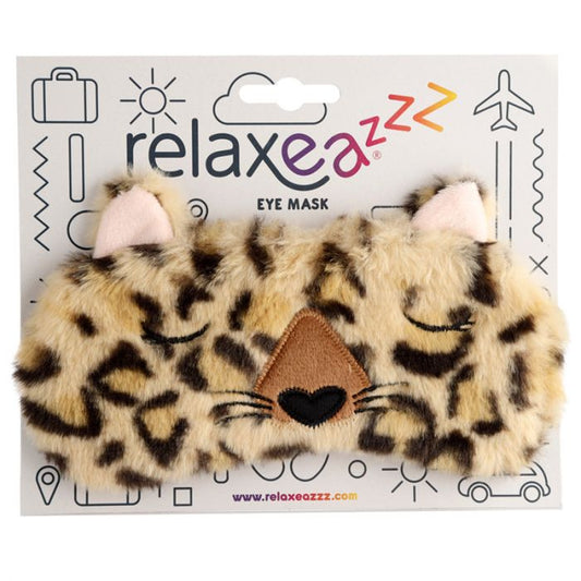 Maschera per Occhi in Peluche - Leopardo