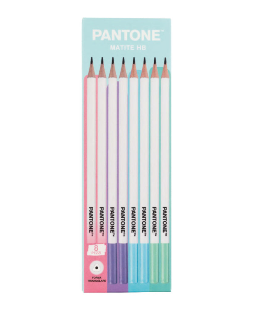 Matita triangolare PANTONE - set 8 pezzi HB