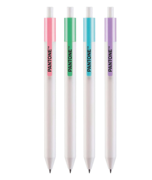 Penne nere a scatto PANTONE - set 2 penne