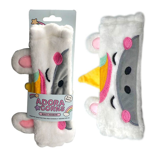 Fascia per Capelli in Peluche - Astra, l'Unicorno