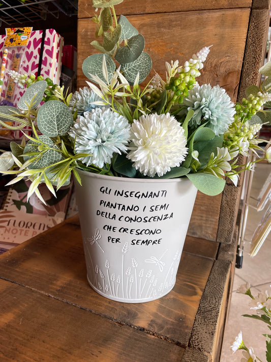 VASO “GLI INSEGNANTI PIANTANO SEMI…”
