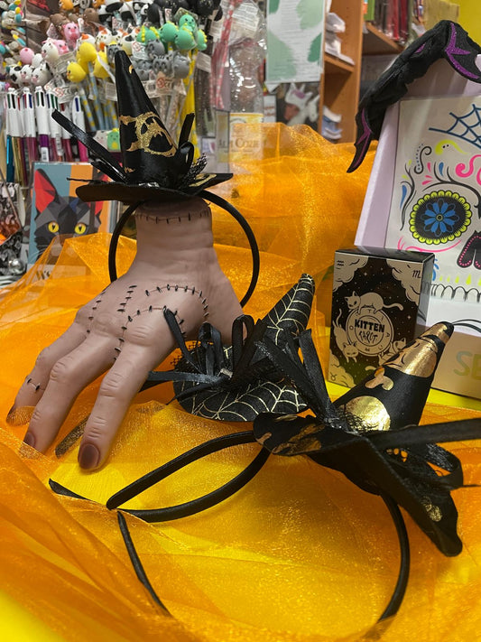 CERCHIETTO CAPPELLO DA STREGA  HALLOWEEN