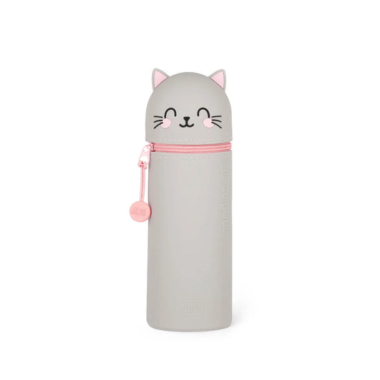 Astuccio 2 in 1 in Morbido Silicone - Kawaii KITTY
