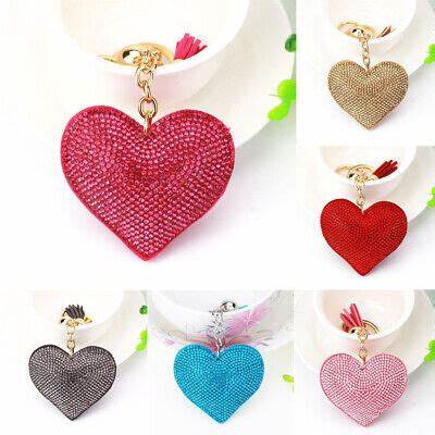 PORTACHIAVI CUORE STRASS