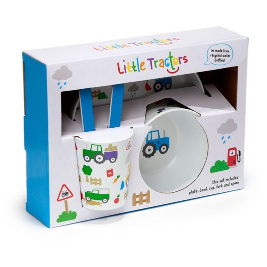 Set Pappa per Bambini in rPET (5 pezzi) - Trattori