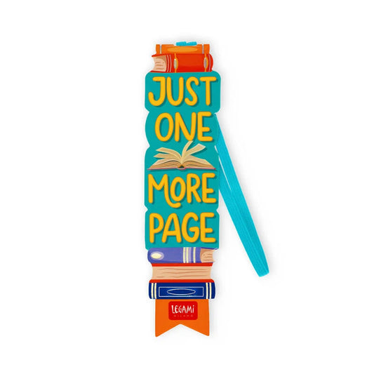 Segnalibro con Elastico-just one more book