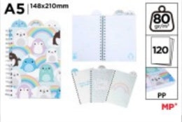Quaderno Spiralato con Divisori  KAWAII