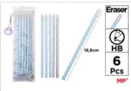 Matite Fantasia Set 6 pz KAWAII animali invernali