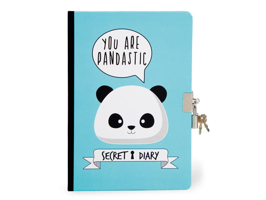 Diario segreto con lucchetto PANDASTIC - iTOTAL
